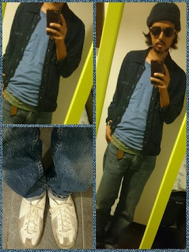 「CONEYのアイテム」を使った、higerinseさん（メンズ・170cm）の秋コーディネート