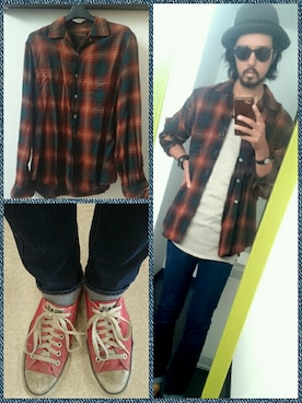 「CONEYのアイテム」を使った、higerinseさん（メンズ・170cm）の秋コーディネート