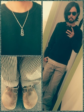 「CONEYのアイテム」を使った、higerinseさん（メンズ・170cm）の秋コーディネート