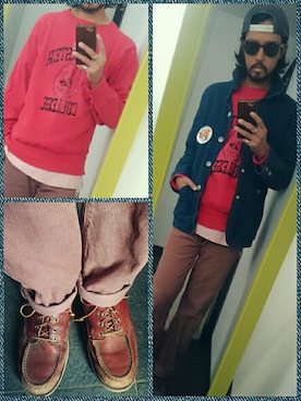 「CONEYのアイテム」を使った、higerinseさん（メンズ・170cm）の秋コーディネート