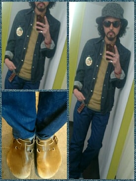 「CONEYのアイテム」を使った、higerinseさん（メンズ・170cm）の春コーディネート