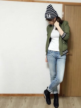 「サイドゴアブーツ」｜tsunmikaさん（レディース・172cm）の秋コーディネート