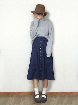 tsunmikaさん（レディース・172cm）の冬コーディネート