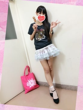「WC（ダブル シー）のアイテム（トップス）」を使った、飯窪春菜さん（レディース・160cm）の秋コーディネート