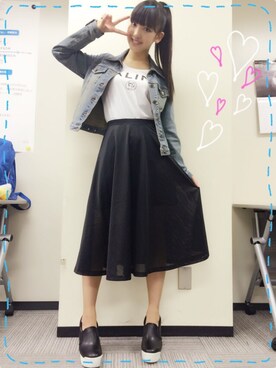 「明日の髪型どうしよう」｜飯窪春菜さん（レディース・160cm）の春コーディネート