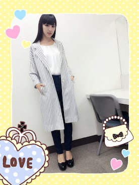 「MERCURYDUO（マーキュリーデュオ）のアイテム（トップス）」を使った、飯窪春菜さん（レディース・160cm）の夏コーディネート