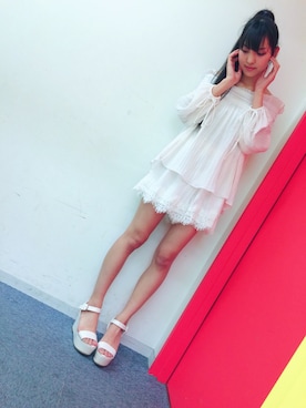 飯窪春菜さん(レディース・160cm)の夏コーディネート