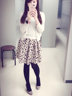 「秋冬」｜「アイテム（アンサンブル）」を使った、ヒーチャンさん（レディース・160cm）の秋コーディネート