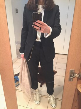 「アレキサンダーワン」｜「アイテム（ジャケット/アウター）」を使った、paristexasさん（レディース・165cm）の春コーディネート