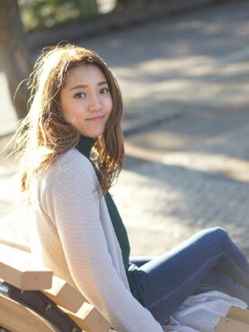 ♡R⃝i⃝e⃝♡ᵕ̈*⑅୨୧さん（レディース・151cm）の春コーディネート