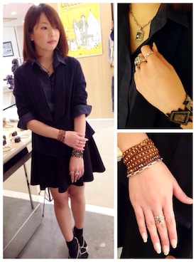 「HIPANEMA（ヒパネマ）のアイテム」を使った、くららさん（レディース・160cm）の秋コーディネート