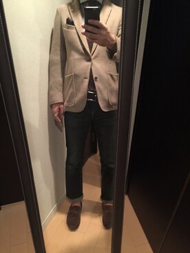 「アイテム（スーツジャケット）」を使った、カズさん（メンズ・175cm・30代）の夏コーディネート