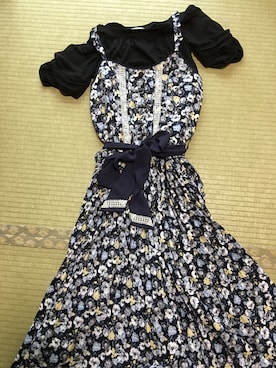 「axes femme（アクシーズファム）のアイテム（オールインワン・サロペット）」を使った、まゆさん（レディース・165cm）の夏コーディネート