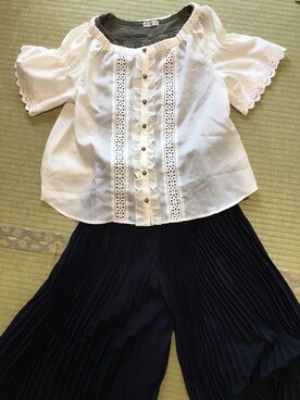 「axes femme（アクシーズファム）のアイテム（タンクトップ）」を使った、まゆさん（レディース・165cm）の夏コーディネート