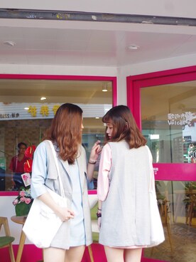 「sister」｜「アイテム（ジャケット/アウター）」を使った、Leungさん（レディース・161cm）の秋コーディネート