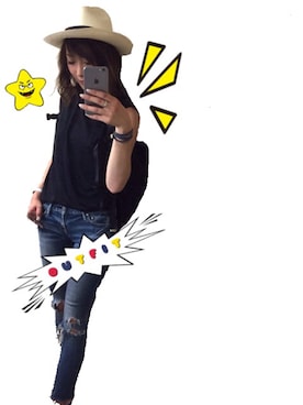 「TRIP」｜「アイテム（帽子）」を使った、SHOKO KOBAYASHIさん（レディース・165cm）の夏コーディネート