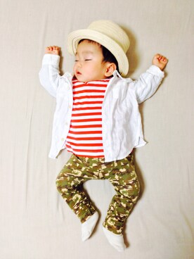 「おめかしコーデ」｜tsuさん（キッズ・70cm）の春コーディネート