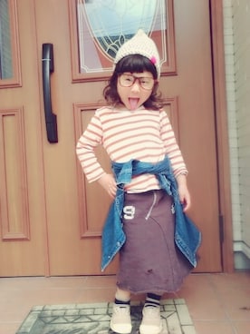 「UNITED ARROWS（ユナイテッドアローズ）のアイテム」を使った、marinさん（キッズ・100cm）の春コーディネート
