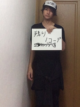 「THE TEST（ザ テスト）のアイテム（パンツ）」を使った、サカナカズマさん（メンズ・175cm）の夏コーディネート