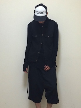 「ACV（エーシーブイ）のアイテム」を使った、サカナカズマさん（メンズ・178cm）の夏コーディネート