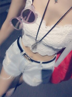 もえれす。さん（レディース・165cm）の夏コーディネート