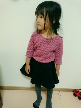 「スエット」｜cha-chanさん（キッズ・100cm）の秋コーディネート