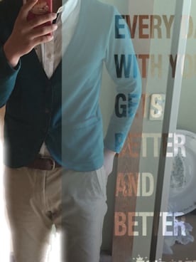 「Apply（アプリー）のアイテム」を使った、ハルキさん（メンズ・177cm）の春コーディネート