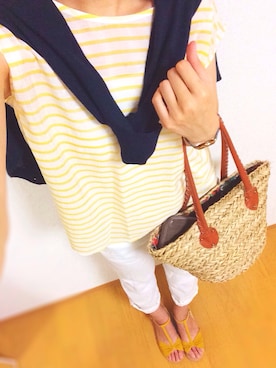 「海外セレブ風」｜「アイテム（オールインワン・サロペット）」を使った、shiho*さん（レディース・169cm）の夏コーディネート