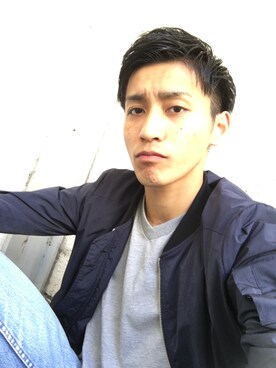 「アイテム（MA-1）」を使った、akiさん（メンズ・171cm・10代）の秋コーディネート