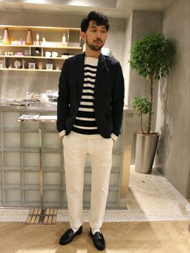 EDIFICE OFFICIALさん（メンズ・175cm）の春コーディネート