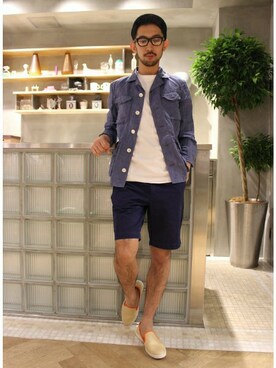 EDIFICE OFFICIALさん（メンズ・177cm）の春コーディネート