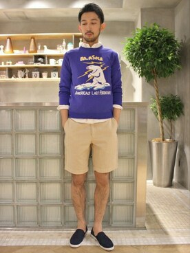 EDIFICE OFFICIALさん（メンズ・177cm）の春コーディネート