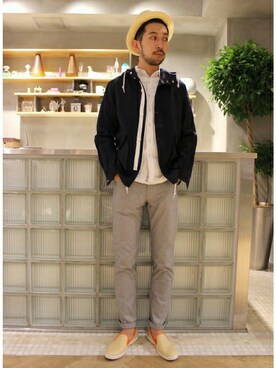 EDIFICE OFFICIALさん（メンズ・177cm）の春コーディネート