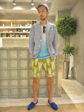 EDIFICE OFFICIALさん(メンズ・177cm)の春コーディネート