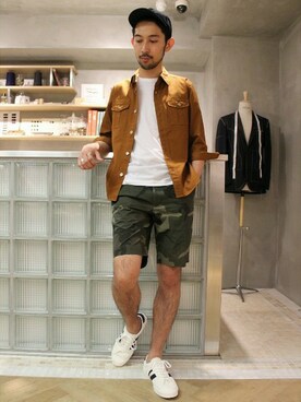 EDIFICE OFFICIALさん（メンズ・177cm）の夏コーディネート