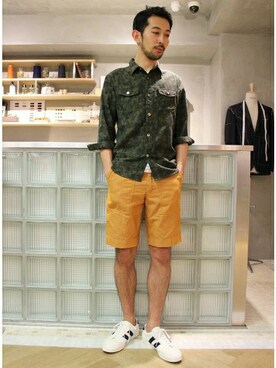 EDIFICE OFFICIALさん（メンズ・177cm）の夏コーディネート