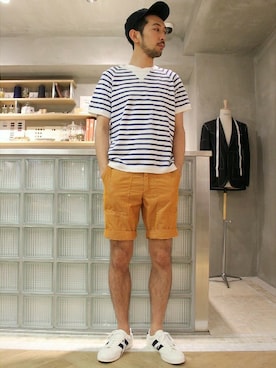 EDIFICE OFFICIALさん（メンズ・177cm）の夏コーディネート