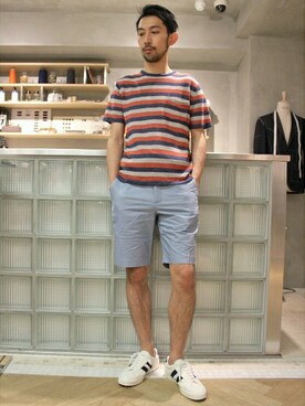 EDIFICE OFFICIALさん（メンズ・177cm）の夏コーディネート