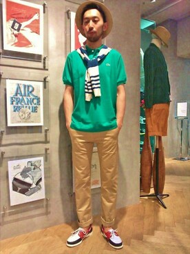 EDIFICE OFFICIALさん（メンズ・177cm）の夏コーディネート