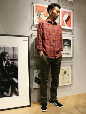 EDIFICE OFFICIALさん（メンズ・177cm）の秋コーディネート