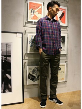 EDIFICE OFFICIALさん(メンズ・177cm)の秋コーディネート