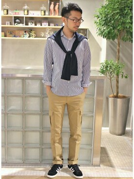 EDIFICE OFFICIALさん（メンズ・177cm）の秋コーディネート