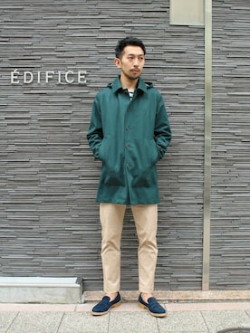 EDIFICE OFFICIALさん（メンズ・177cm）の秋コーディネート