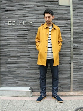 EDIFICE OFFICIALさん（メンズ・177cm）の秋コーディネート