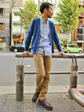 EDIFICE OFFICIALさん（メンズ・177cm）の秋コーディネート