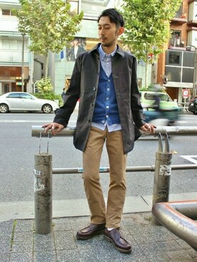 EDIFICE OFFICIALさん（メンズ・177cm）の秋コーディネート