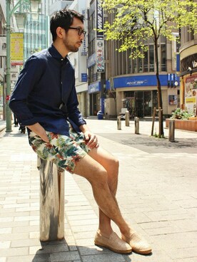 EDIFICE OFFICIALさん(メンズ・177cm)の春コーディネート