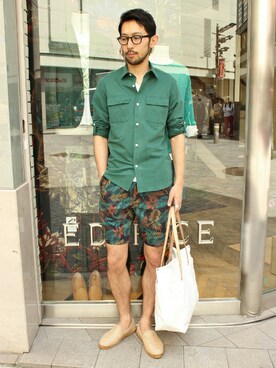 EDIFICE OFFICIALさん(メンズ・177cm)の春コーディネート