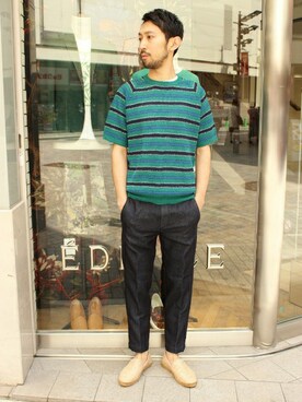 EDIFICE OFFICIALさん（メンズ・177cm）の春コーディネート
