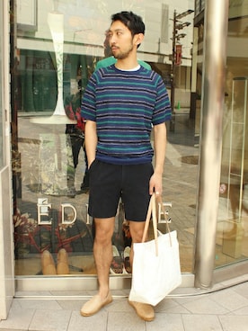 EDIFICE OFFICIALさん（メンズ・177cm）の春コーディネート